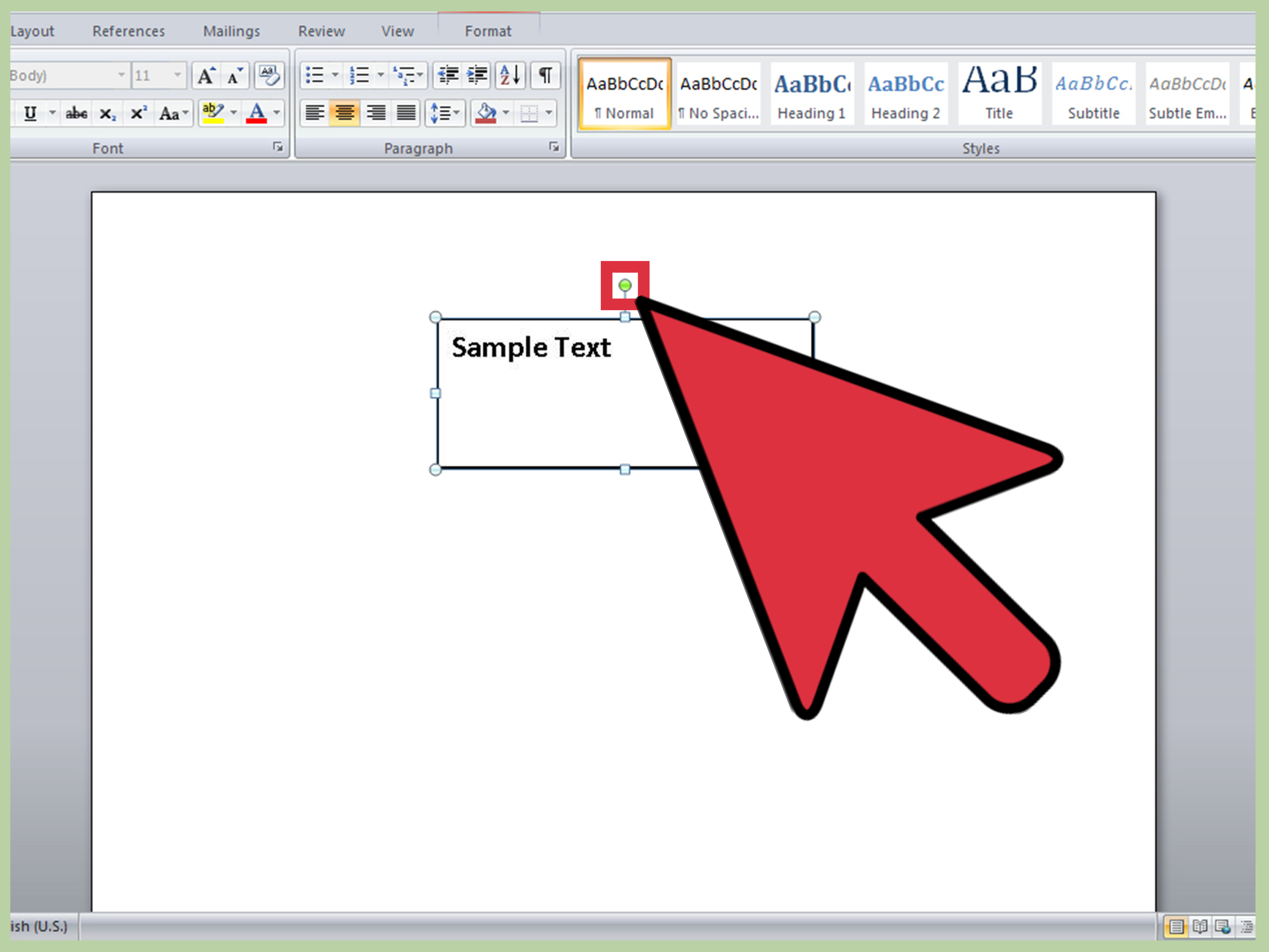 insert dividing line in-text in word for mac 2011